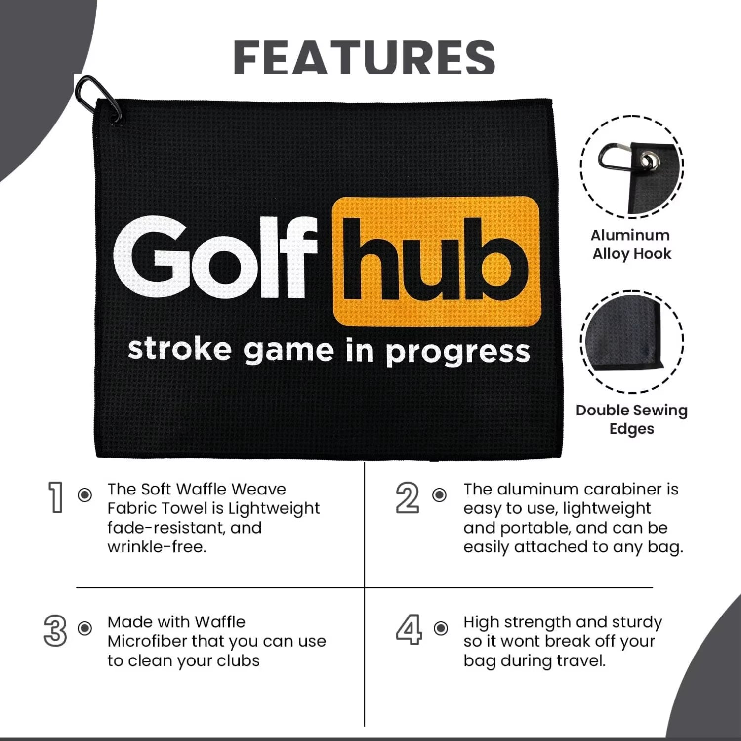 Golfhub Microfiber Towel