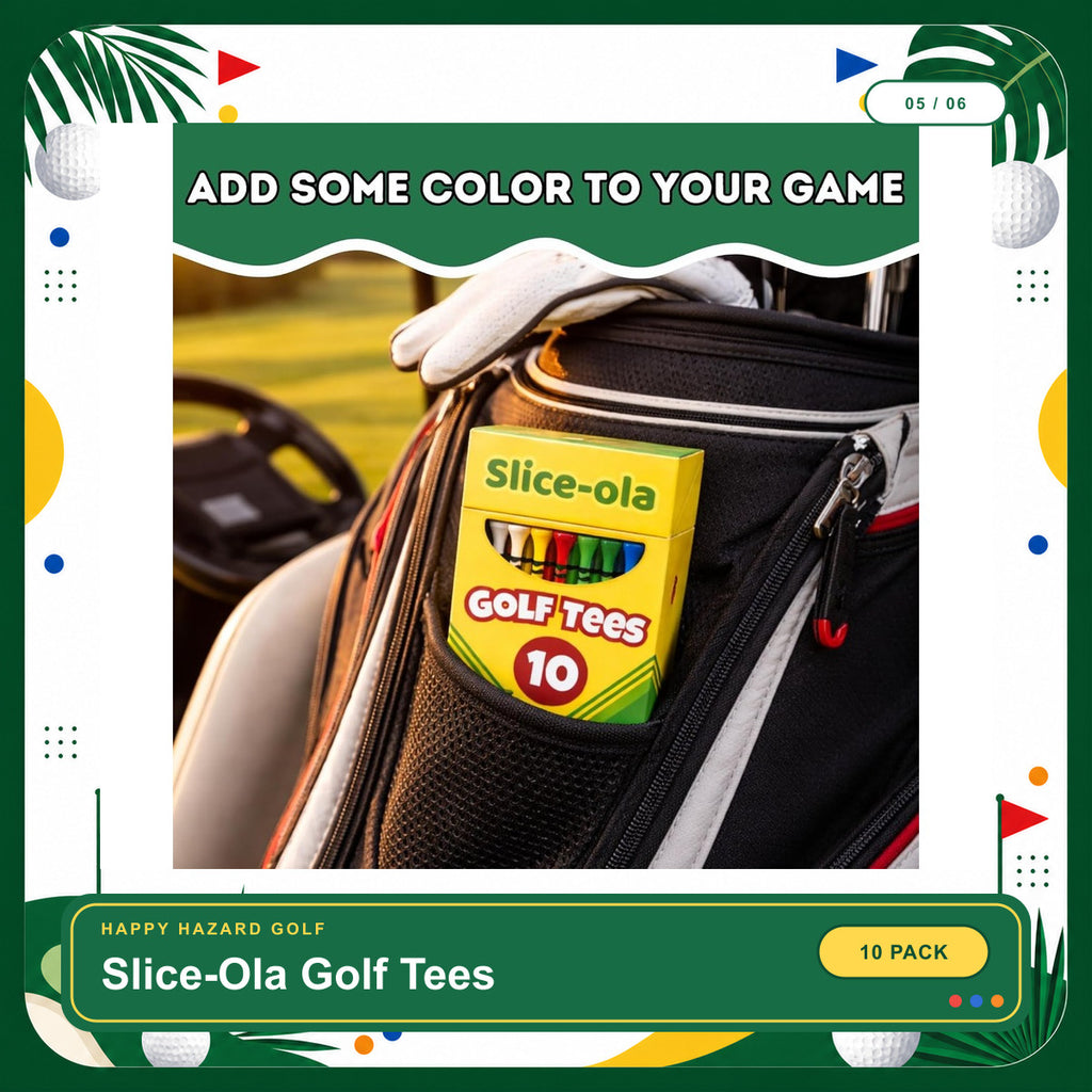 Funny Golf Tees | Golf Accessories for Men | Top Golf Gifts for Men & Unique Golf Gifts for Golfers | Premium Golf Stuff & Golf Bag Accessories | Wooden Bamboo Tees