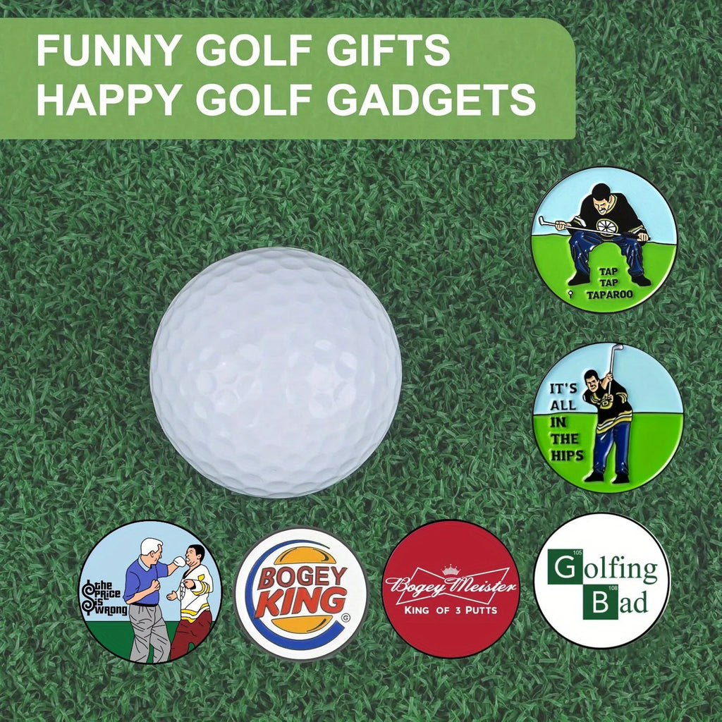 6 Count Funny Ball Marker Set
