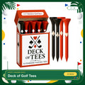 Funny Golf Tees | Golf Accessories for Men | Top Golf Gifts for Men & Unique Golf Gifts for Golfers | Premium Golf Stuff & Golf Bag Accessories | Wooden Bamboo Tees